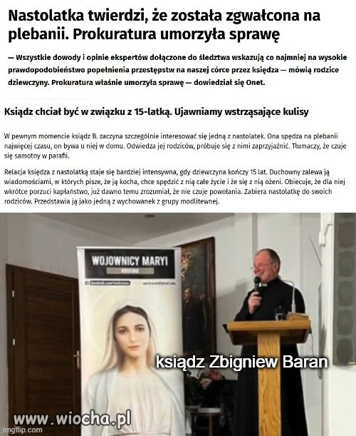 Opiekun Wojowników Maryji -  x Zbigniew Baran.