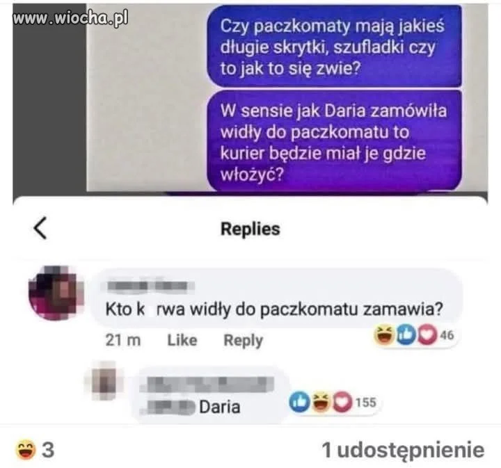 Daria z paczkomatu! Serio?