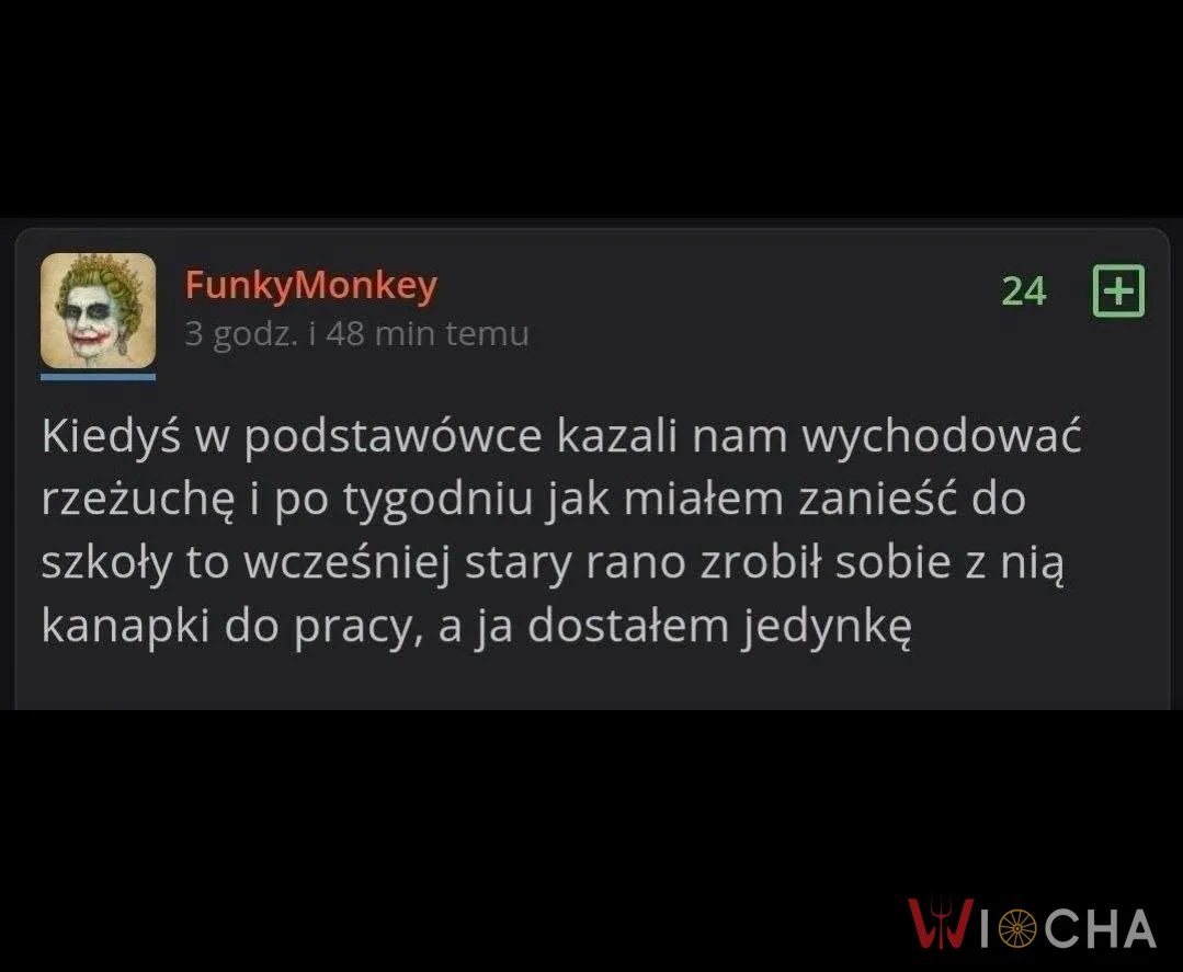 Ojciec zrobił sobie kanapkę