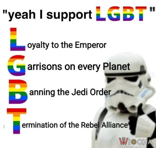 Stormtroopers support LGBT
