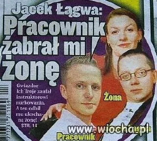 Jackowi Łągwie pracownik zabrał żonę