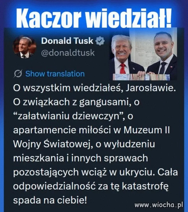A kaczor wiedział, nie powiedział 