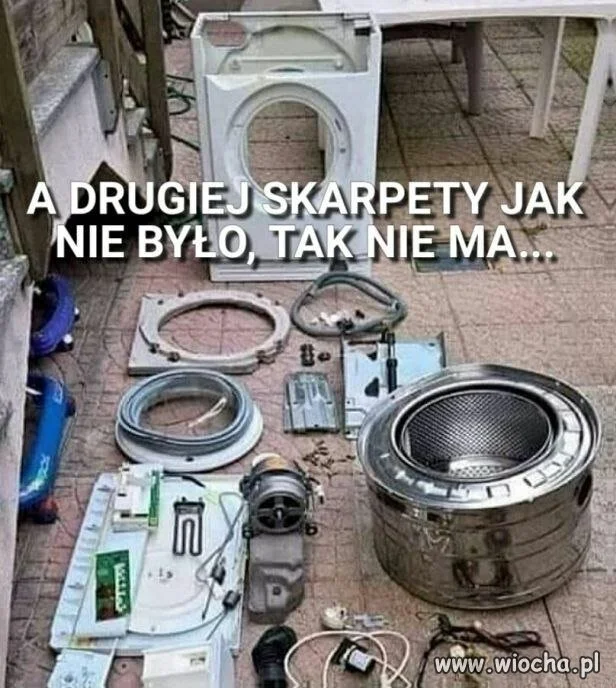 A drugiej skarpety jak nie było