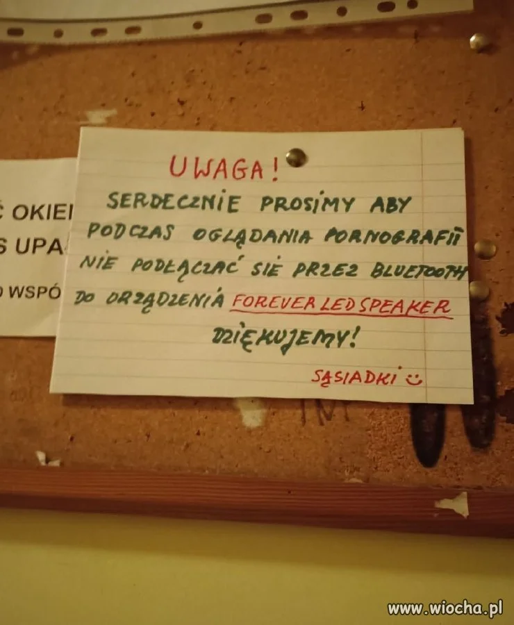 Grzeczna, sąsiedzka prośba