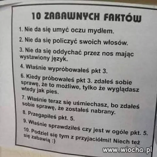 Z faktami się nie dyskutuje