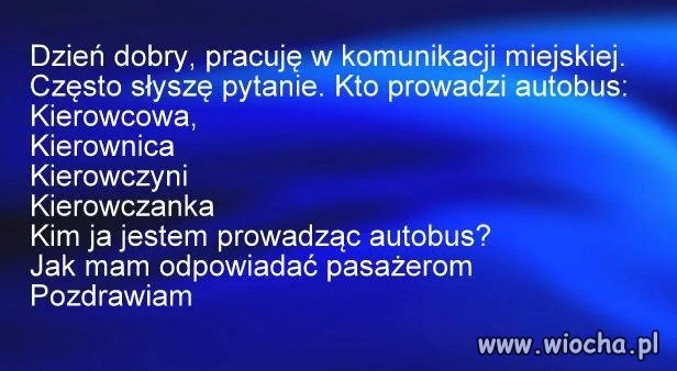 Moje ulubione to kierowczanka