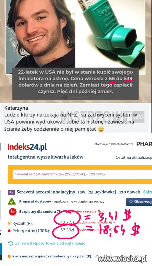 Dla narzekających na NFZ