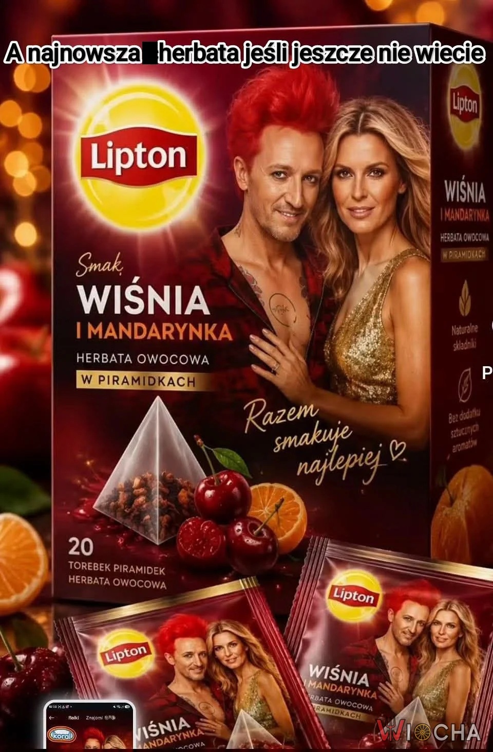Herbata wiśniowo-madarynkowa