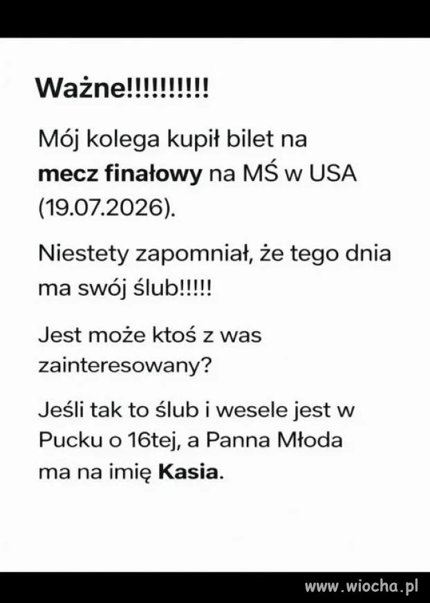 Bo są w życiu priorytety