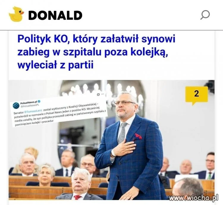 Oni mają zabieg poza kolejką