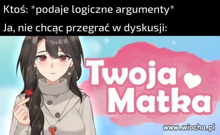 To jest dopiero logiczny argument