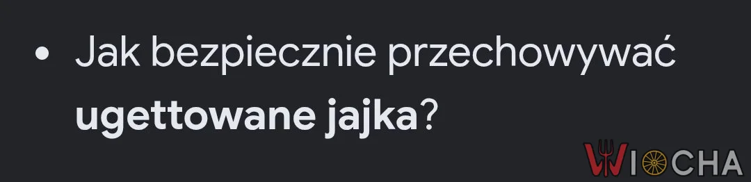 Ugettowane jajka