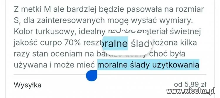 To co to są za moralne ślady?
