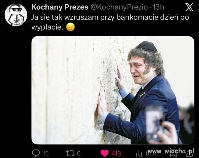 Ja się wzruszam w dzień wypłaty