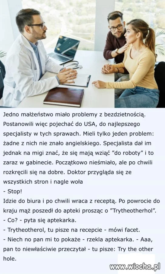 ..."spróbuj drugiego otworu"...