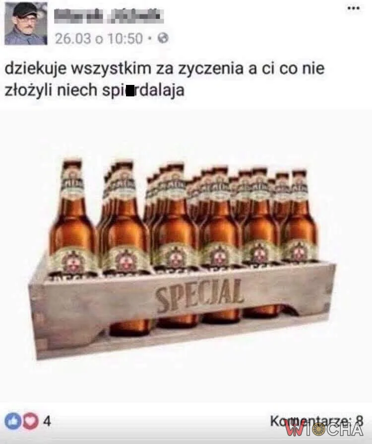 Dziękuję za życzenia