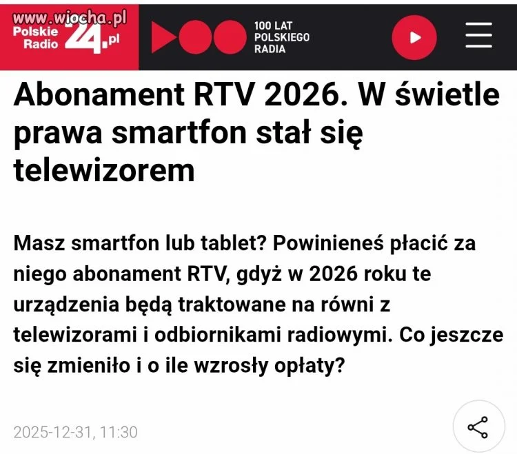 Rok 2026. Smartfon od dziś to telewizor.