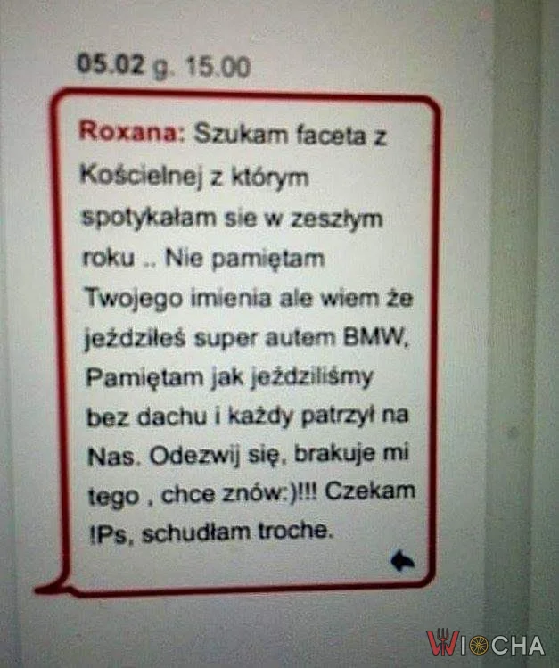 Brakuje mi tego, odezwij się