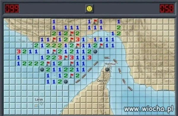 Co za powalona mapa.