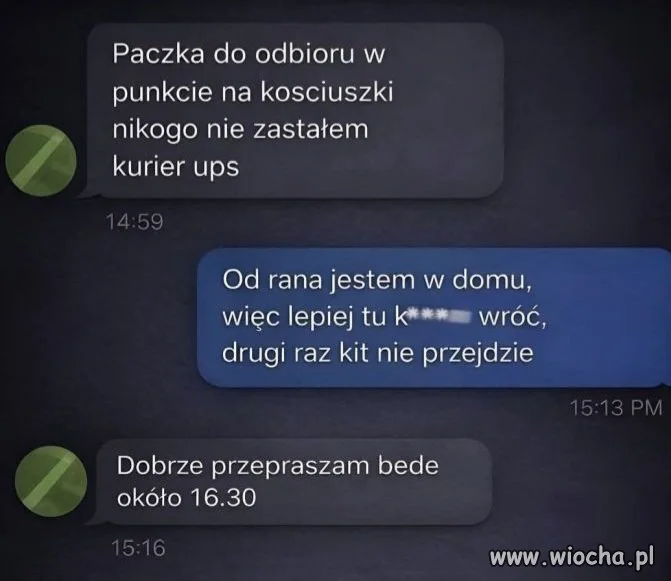 Kurierzy też potrafią w "awizo"