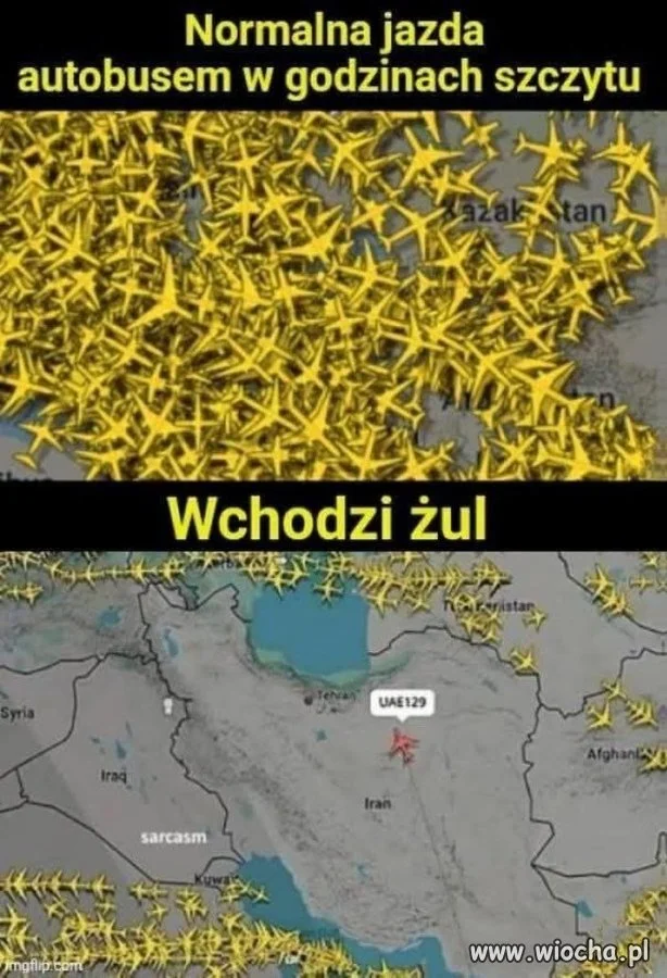 Normalna jazda autobusem w gdodzinach szczytu