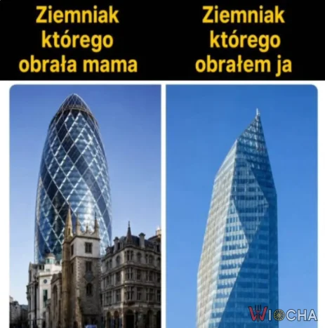 Pół ziemniaka odkrojone