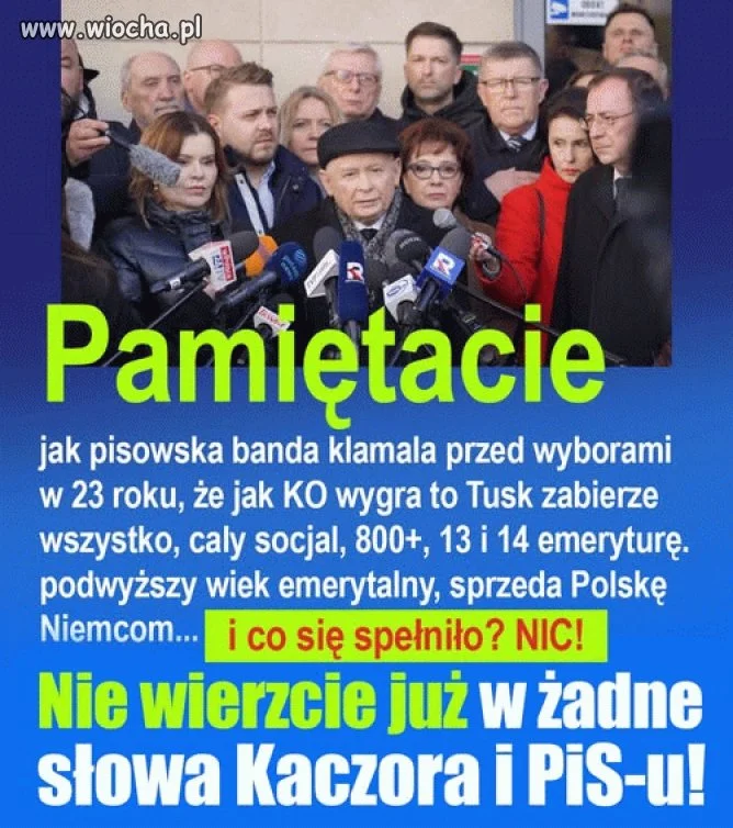 Kłamali, kłamią i będą kłamać