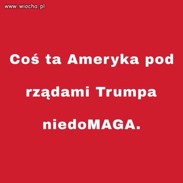 Czy Amerykanie w końcu nałożą mu kaftan?