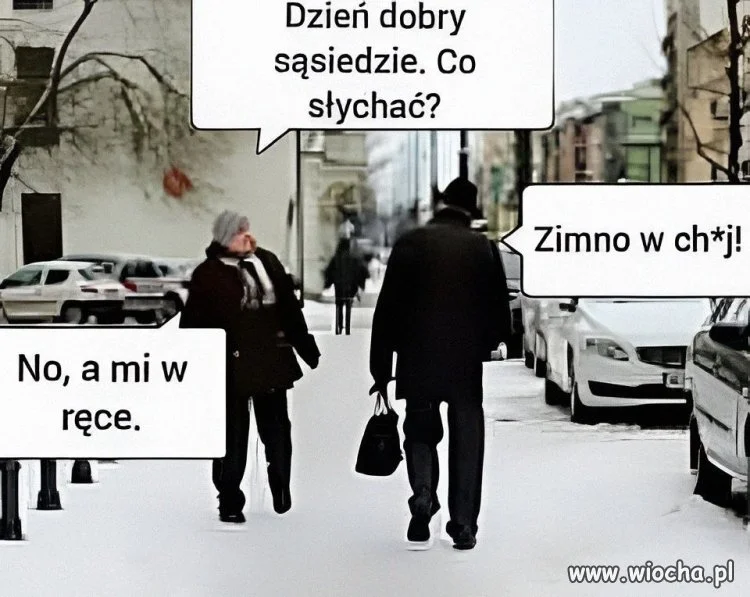 Zimowy klimat, gorąca konwersacja