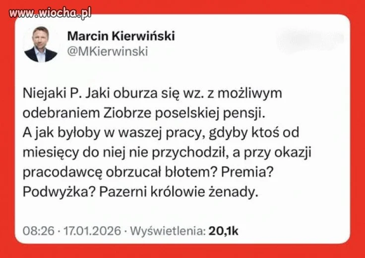 Patryk Jaki znowu zabłysnął