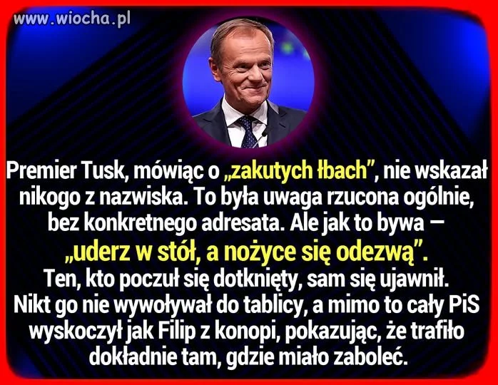 Brawo Panie Premierze 👏Trafione w punkt