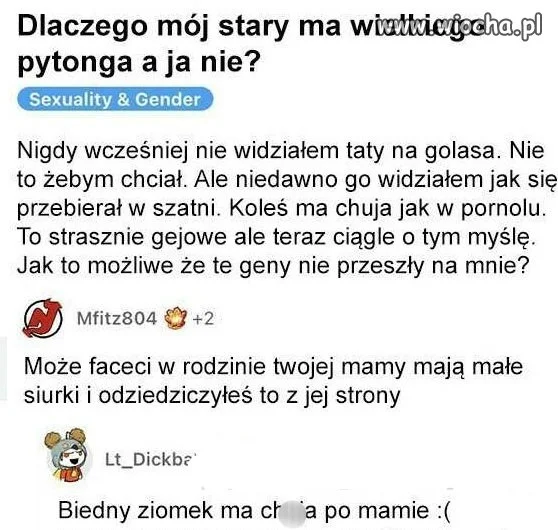 Geny, genów nie oszukasz 