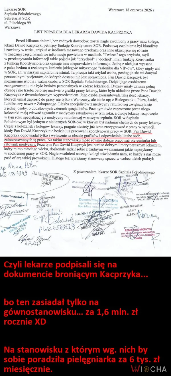 Coraz bardziej nieudolne te próby obrony Kacprzyka