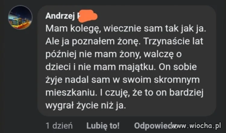 ...tak to w życiu różnie bywa...