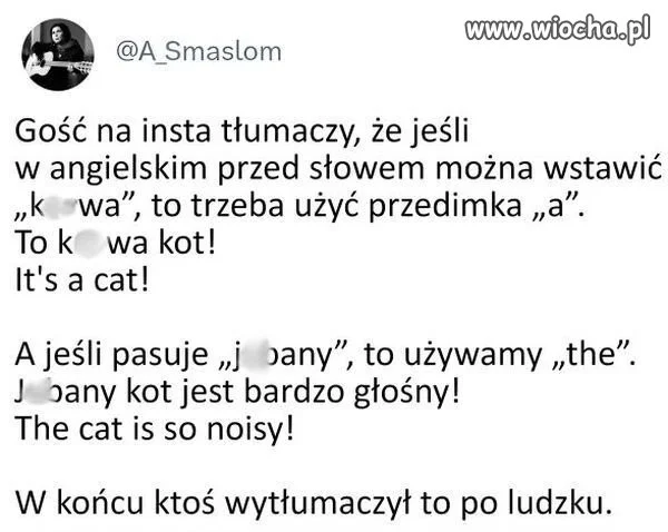 Lekcja angielskiego 