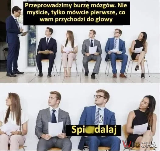 Burza mózgów to nie jest dobry pomysł