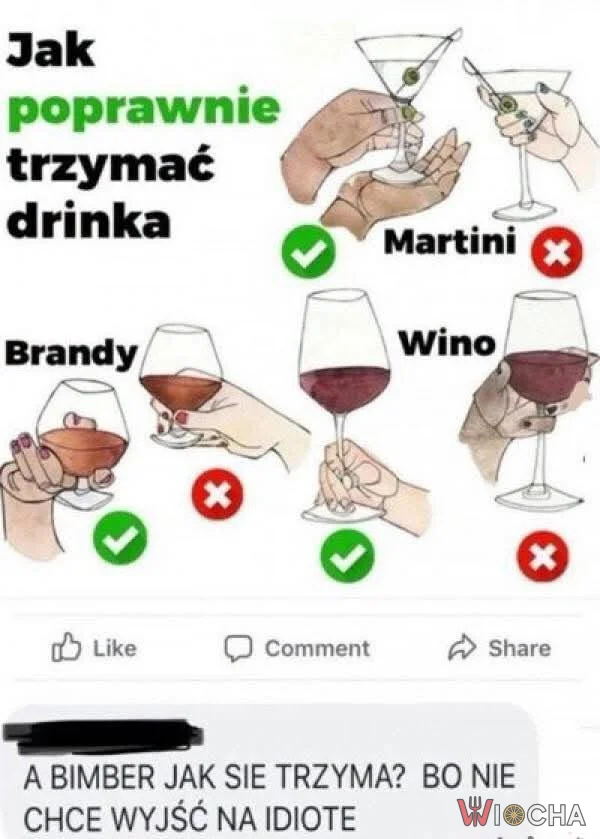 Jak nie trzymać drinka?