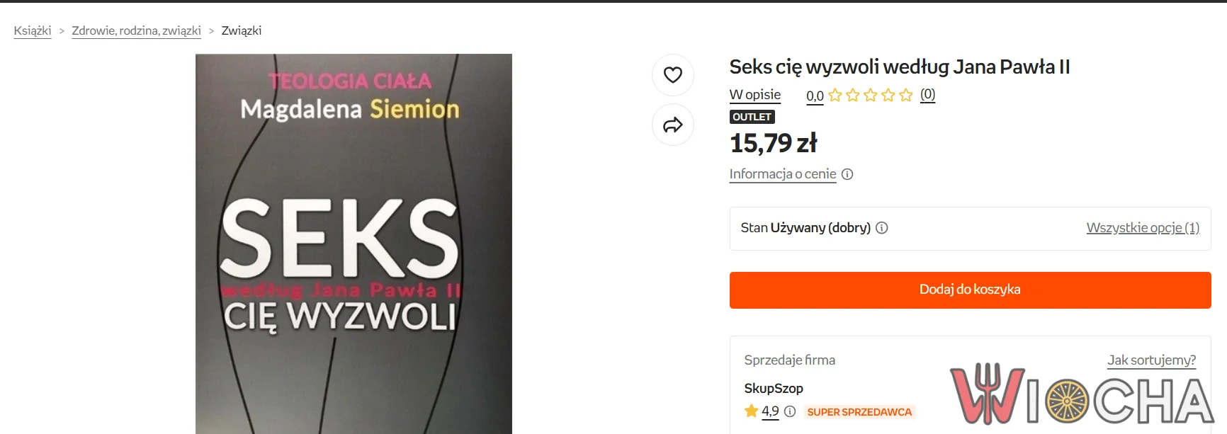 To nie żart. Empik poleca "Seks  według Jana Pawła II cię wyzwoli "