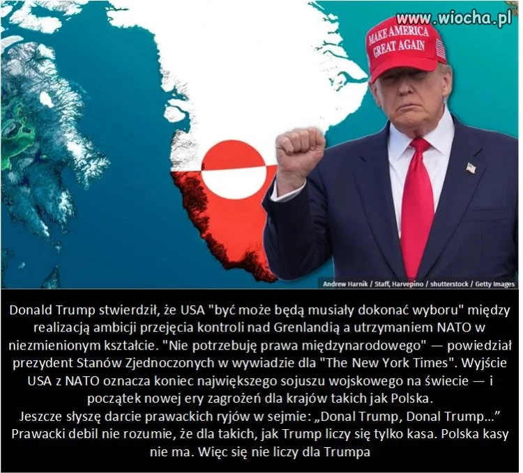 "Wszystko się skończy, łącznie z NATO"