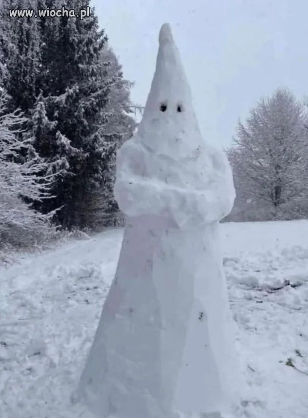 Zima jest to i bałwanek 