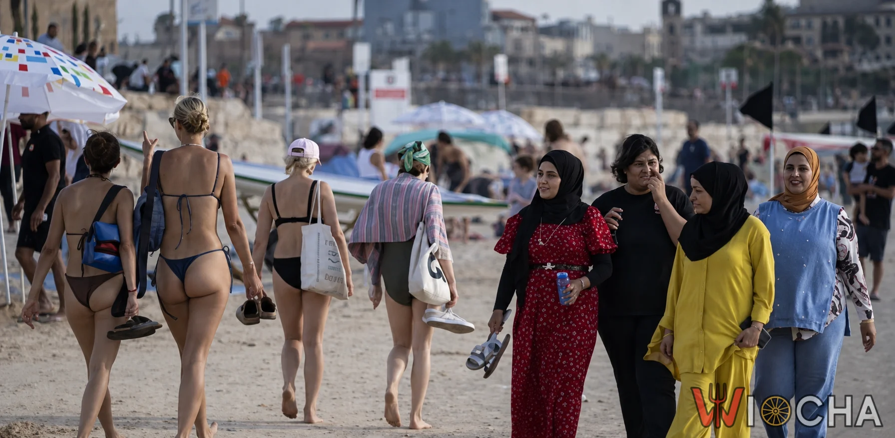 Plażowe zderzenie kultur