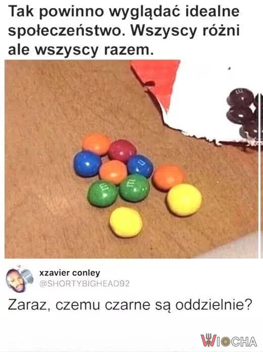 Czemu ciemne są oddzielone?
