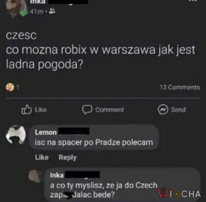 Do Czech to mi się nie chce