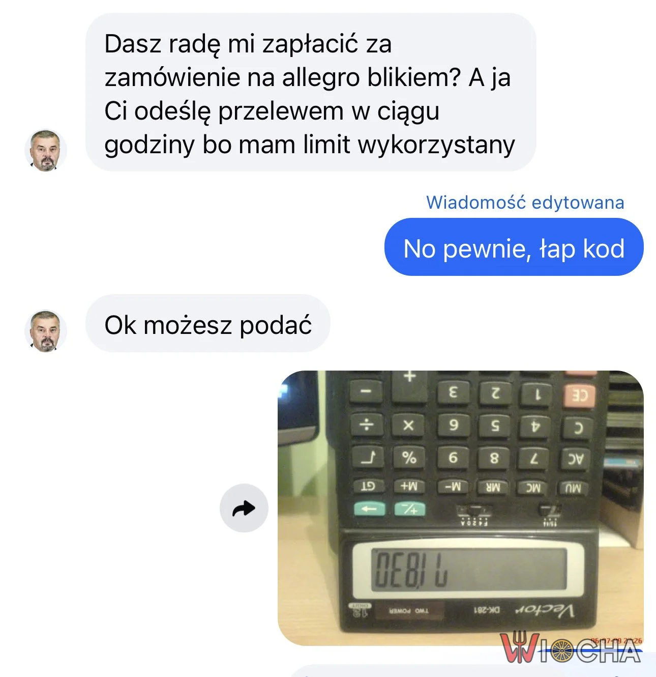 Ok możesz podać