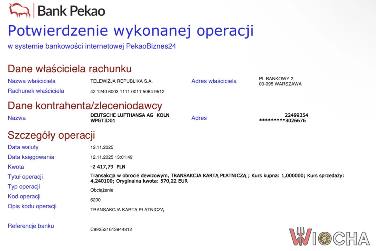 Ale że Lufthansą?