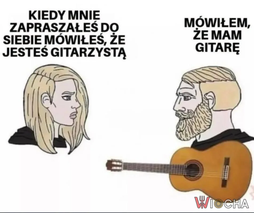 Nie mówił, że jest gitarzystą