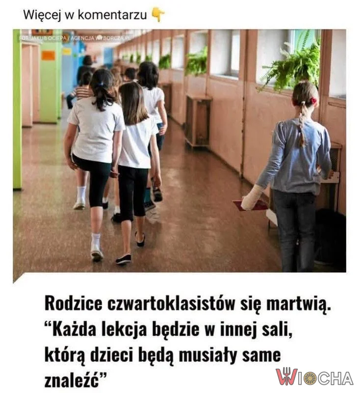 Najgorzej... uczniowie muszą znaleźć salę