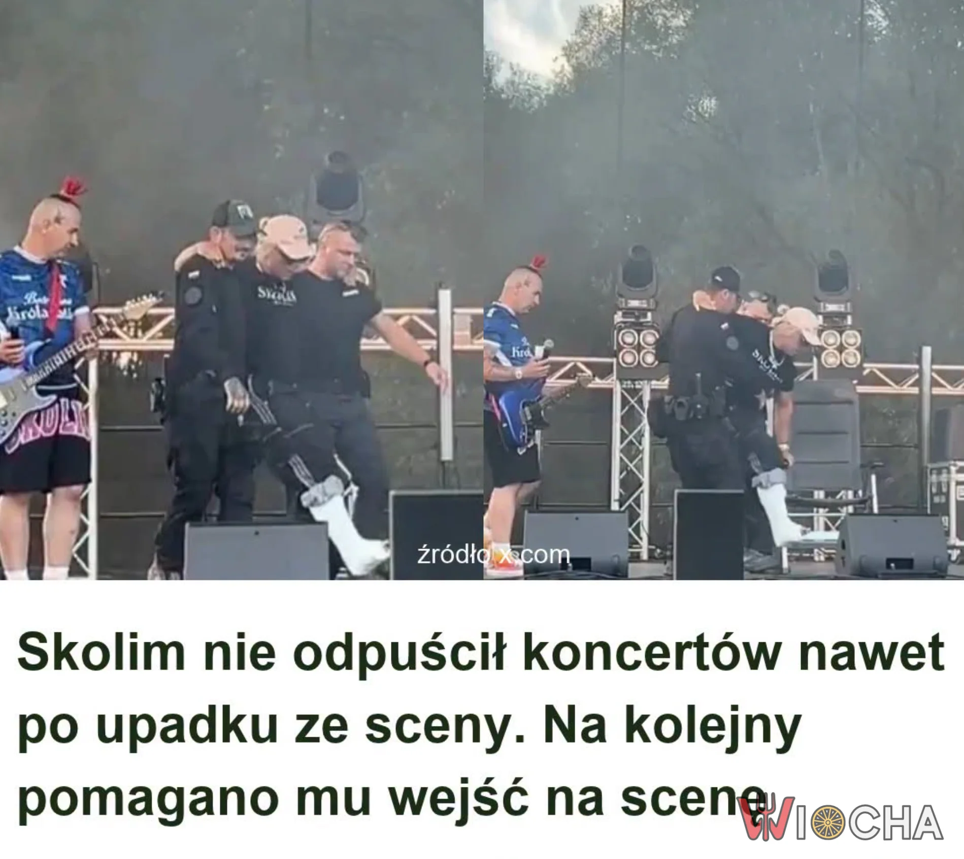 Nawet po upadku na pełnej głośności!