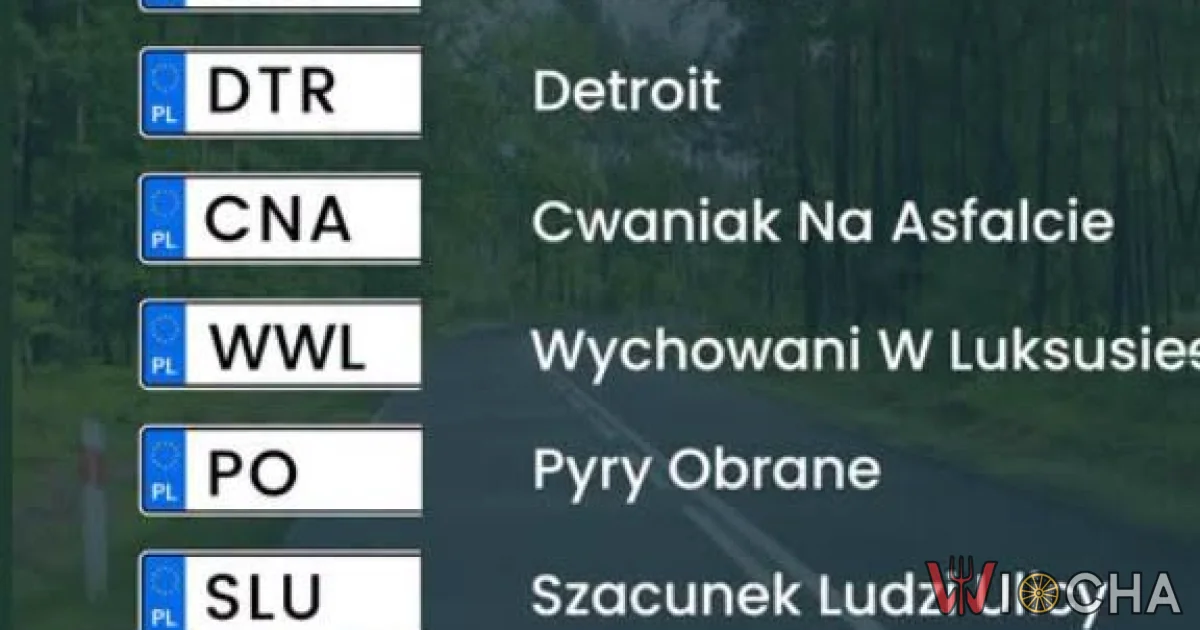 Rejestracje na wesoło