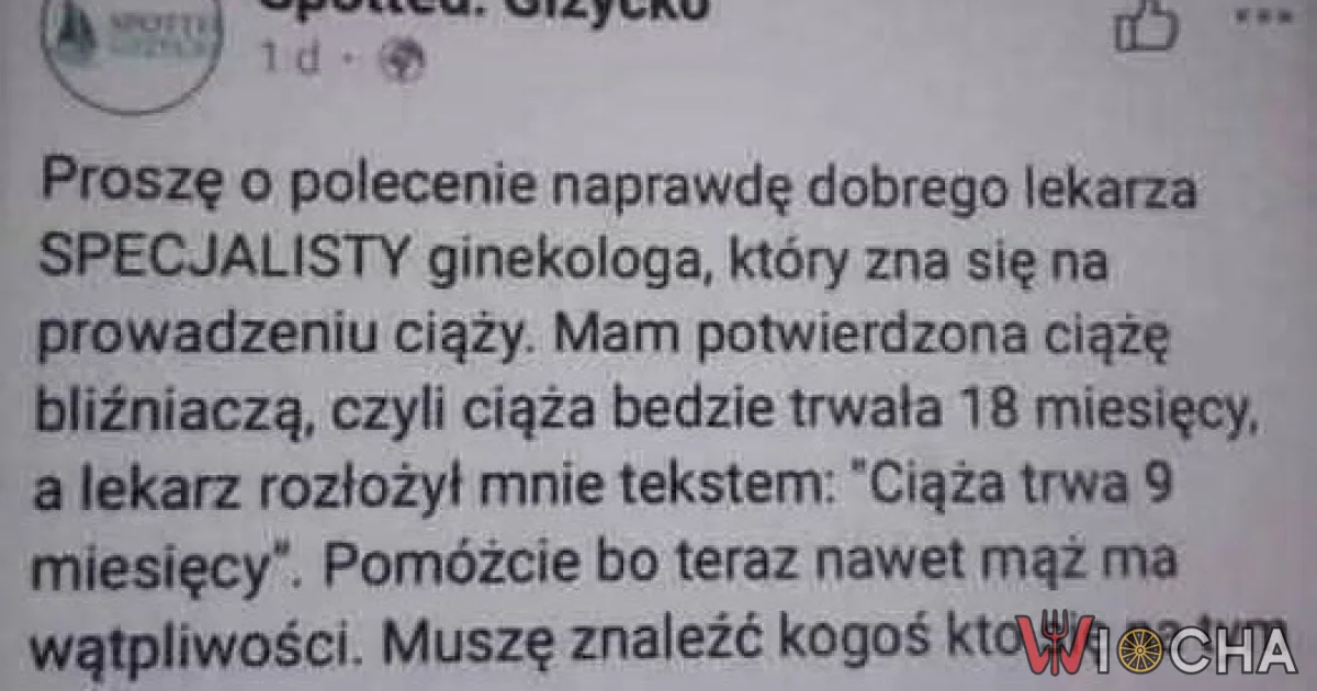 Ciąża ma 18 miesięcy?